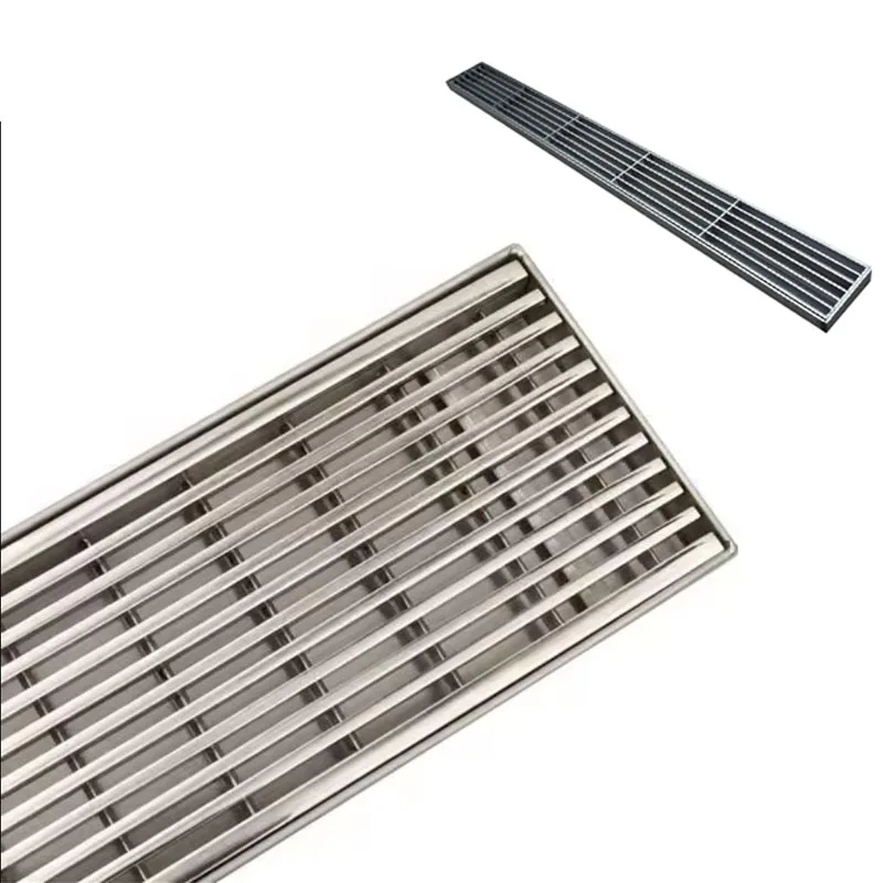 High Quality stainless steel mesh grill grating kitchen Bar Compact Grating Floor Stainless Drainage Cover Drainage channel