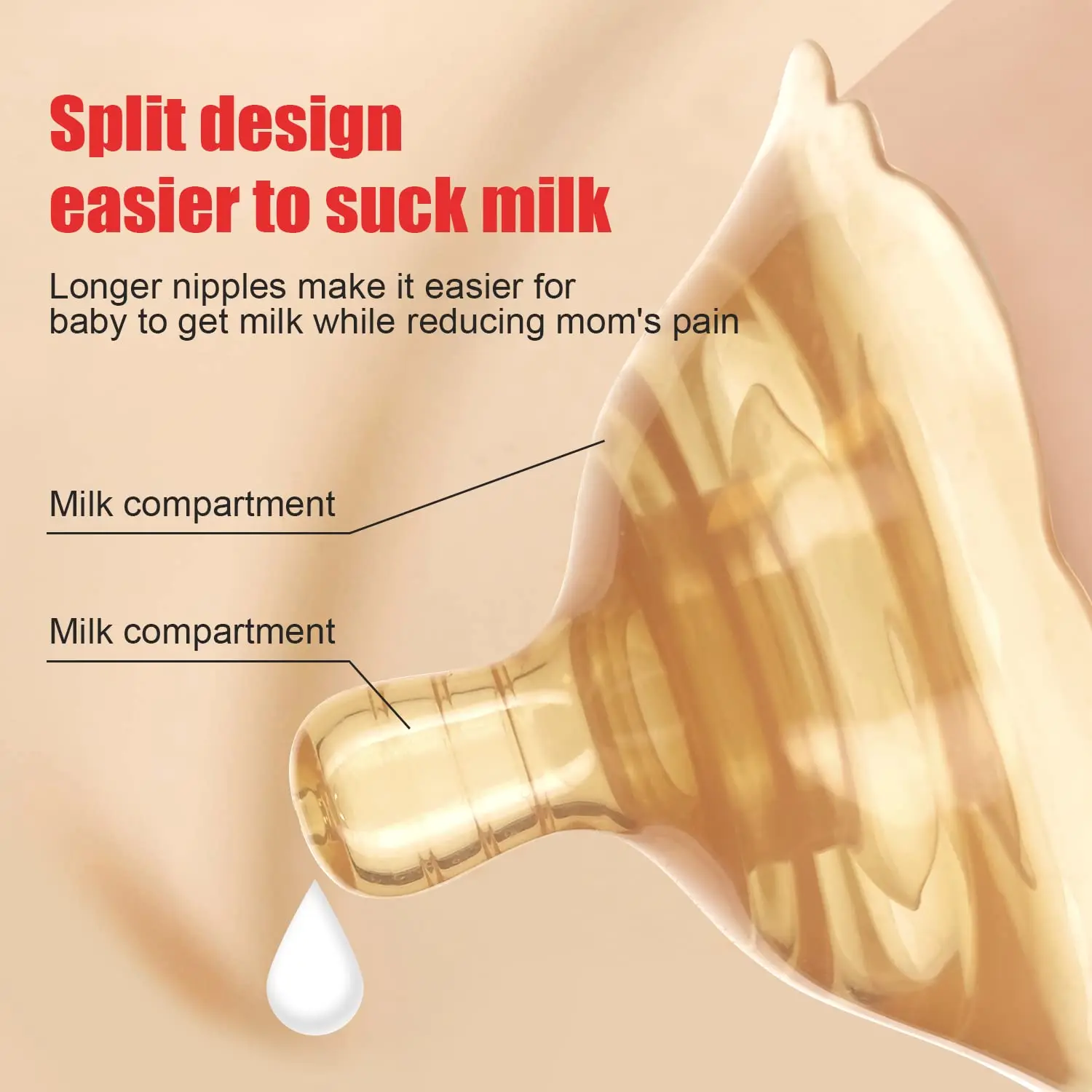 2pcs Silicone Nipple Protectors Feeding Mothers Nipple Protection Cover Breastfeeding Mother Milk Portable Nipple Anti-overflow