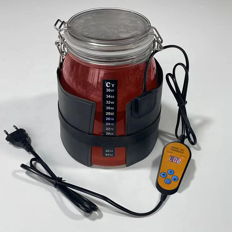 Kombucha brewing mat,beer brewing heat belt with THERMOSTAT, 5x20inch/13x20cm ,Direct sales from manufacturers