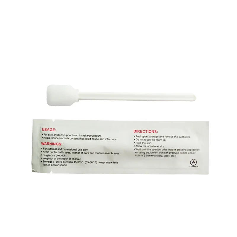 Одноразовый хирургический аппликатор metic foam swab