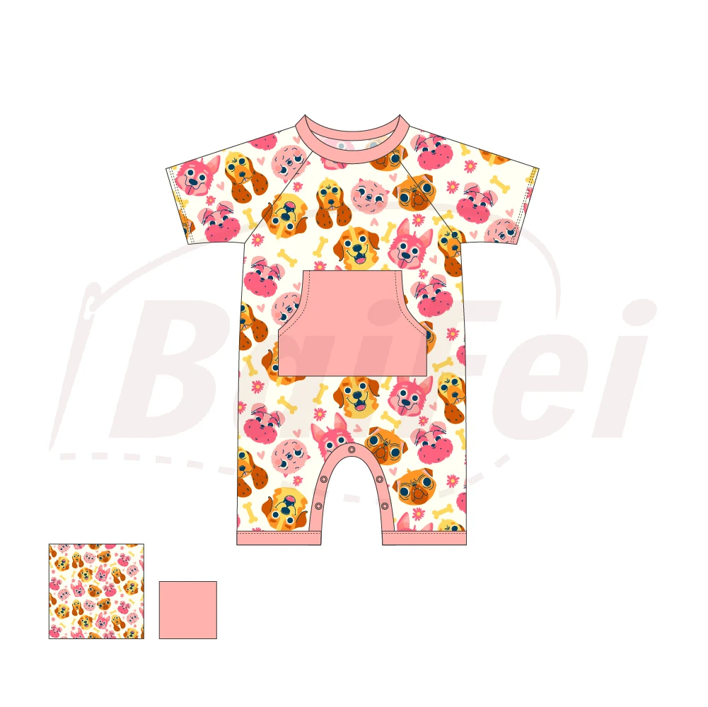 Newborn Baby Boy Clothes Little Brother Romper Jumpsuits wholesale baby Clothes Cute Infant Outfit 0-3 Months