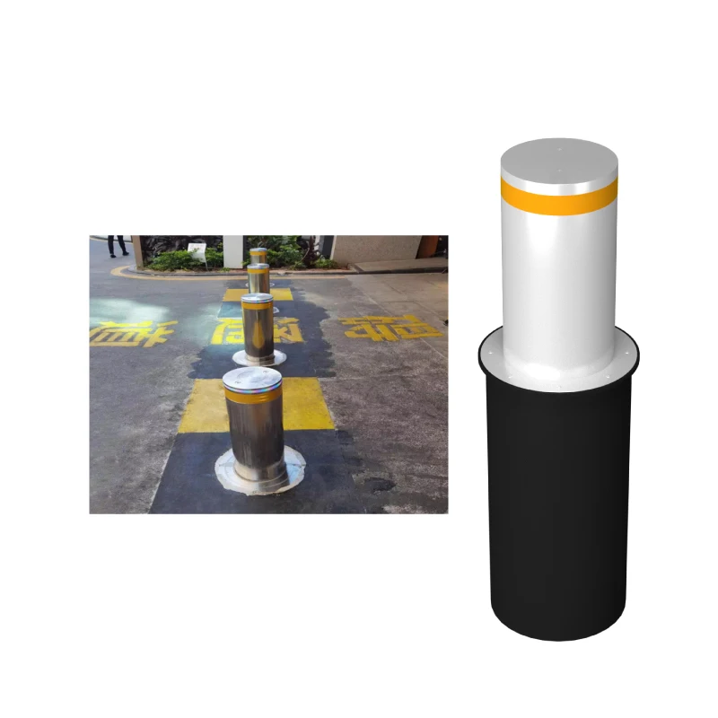 Electric Parking Bollard with Anti-Ram Raid, 219mm Diameter for High-Security Parking and Traffic Management