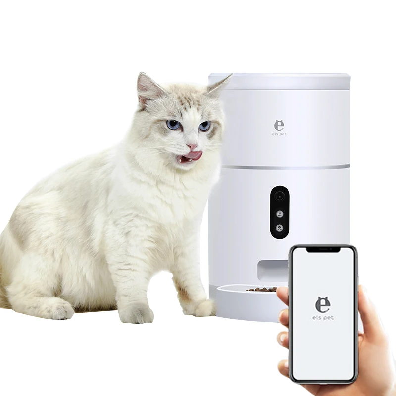 Хит продаж Full Hd Wi-Fi для домашних животных и 2-полосная аудио чаши интеллигентая (ый) автоматические кормушки собак кормушка