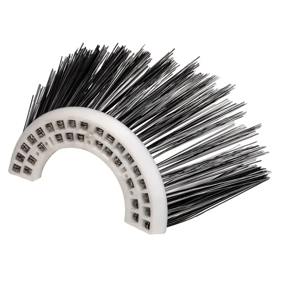 Steel Wire Bristle Side Gutter Broom for Sweeping Brushes