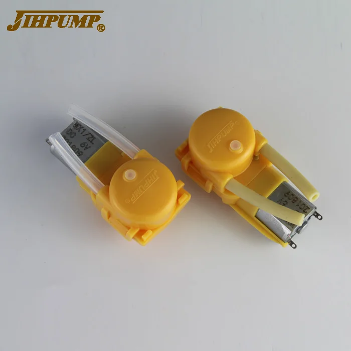  JIHPUMP низкая цена 6 в двигатель постоянного тока маленькая миниатюрная самовсасывающая трубка перистальтический насос производители дозирования жидкости с низким
