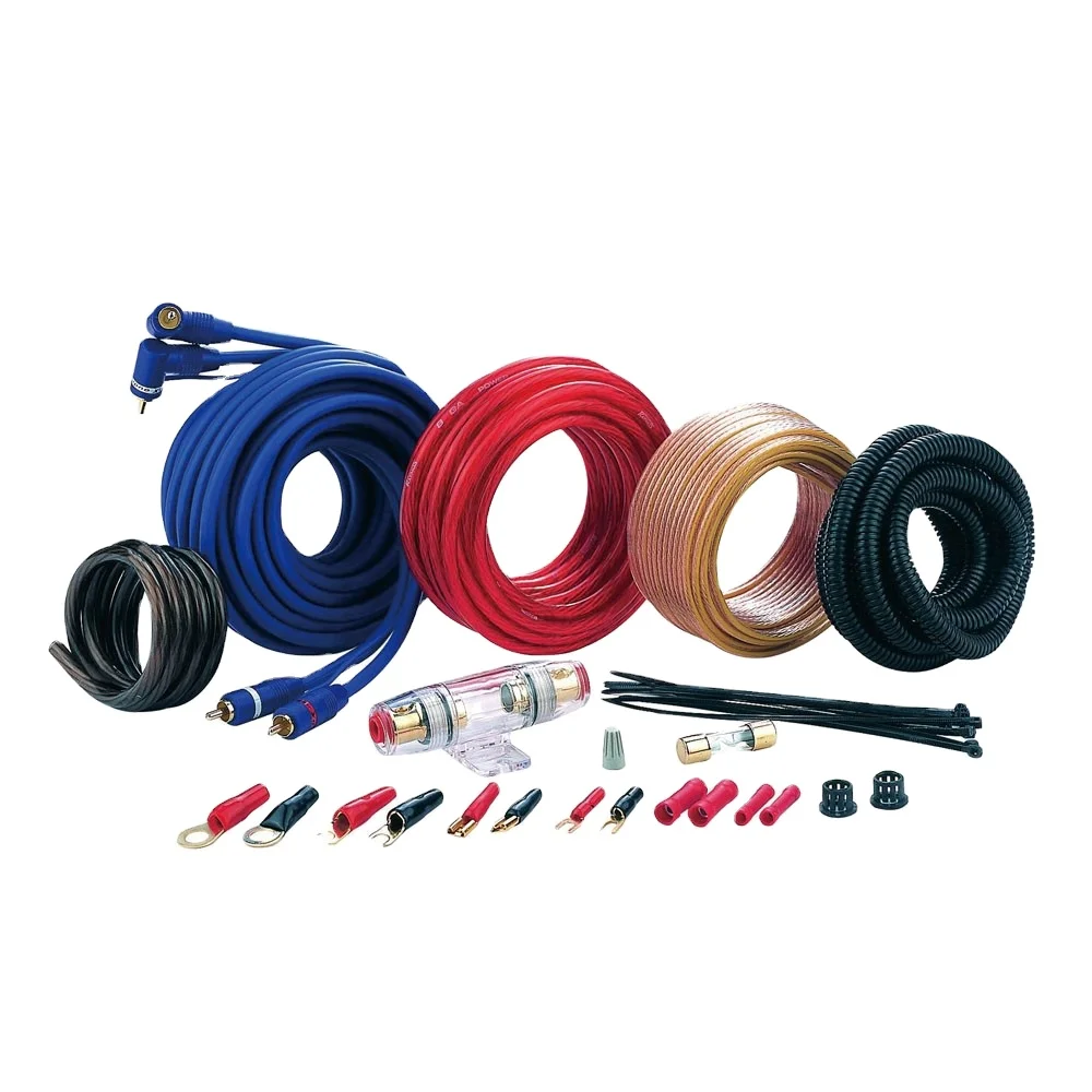 High Quality Male to Male 8Ga Car Audio Copper Wiring Kit