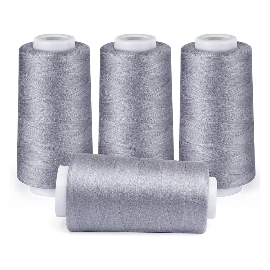 Wholesale Polyester Thread All Purpose Sewing Thread for Sewing Machine Over-lock Cone Sewing Supplies
