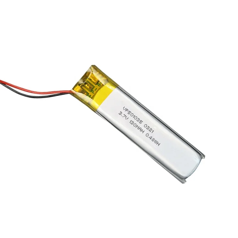 Заряжаемый на заказ тонкий полимерный литиевый аккумулятор 501240 Lipo 1S 3,7 в 200 мАч для наушников Mp3 GPS PSP