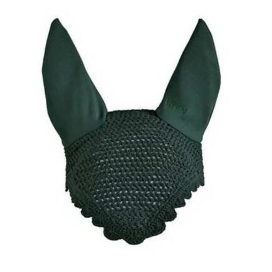 Two Tone Horse Riding crochet Fly Veils   Horse Riding Hand Knitted Ear Bonnets   Horse Riding Cotton Ear Nets