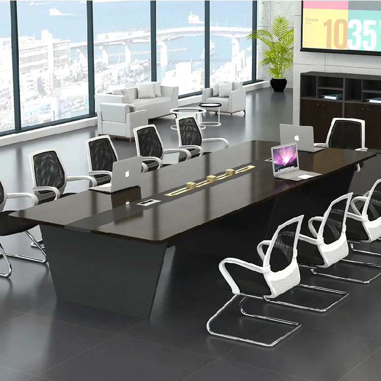 Modern stylish office furniture meeting table designs long office table with 20 persons