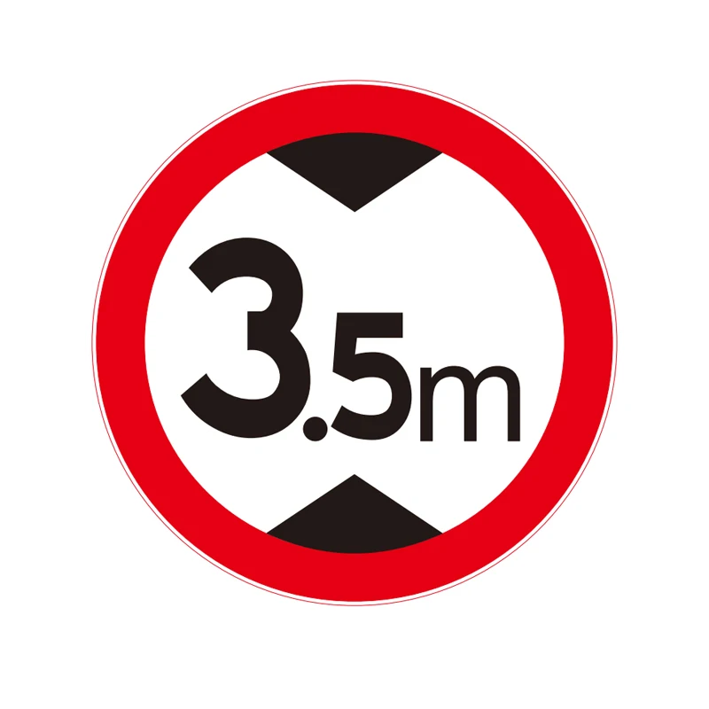 Aluminum Alloy Speed Limit Height & Weight Limits Road Signs Prohibition Warning Signs Made in China