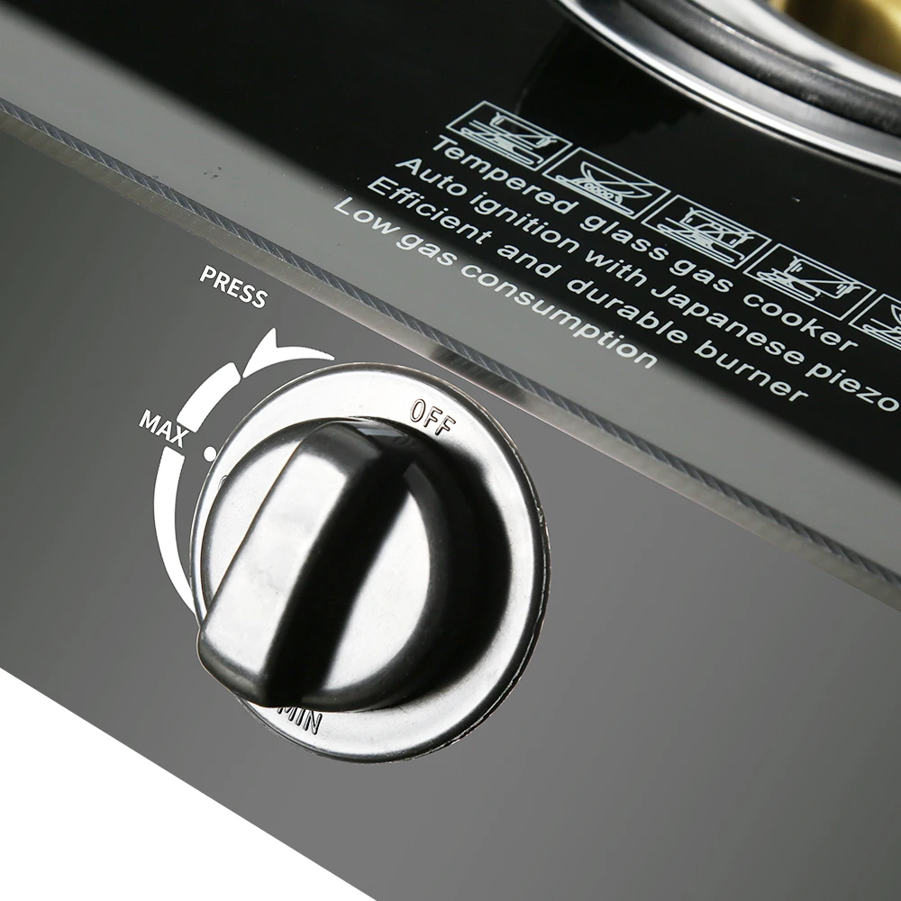 2 Burner Apartment Size Gas Stove With Explosion-proof  Panel