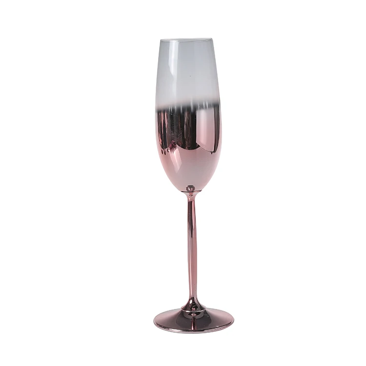 Lead colored goblet glass cup stemless wine champagne glass colored wine glasses cup