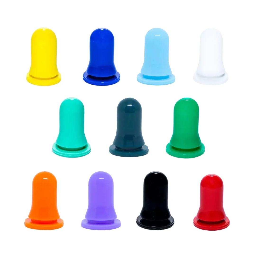 18-410 Plastic Tamper Evident Dropper With Glass Pipette For Cosmetics Essential Oil Bottles