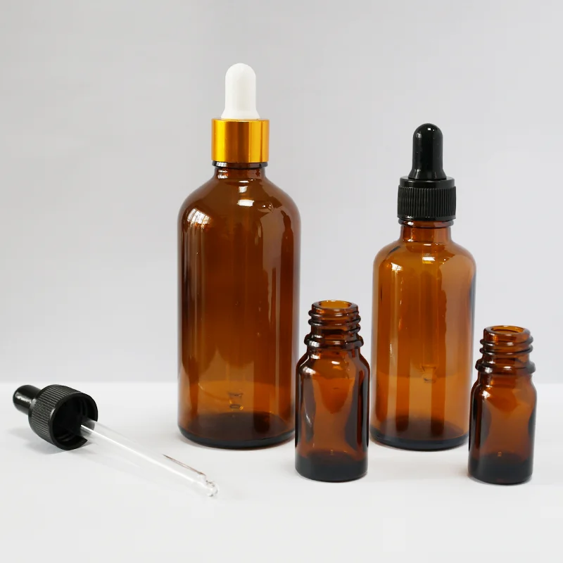 luxury 20ml 30ml 50ml 60ml 100ml dropper bottles oil glass bamboo frosted serum dropper essential oil bottle box