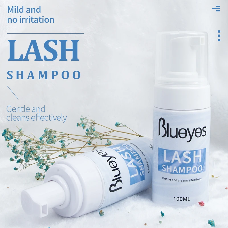 ODM/OEM Private Label Lash Foam Natural Oil Free Eyelash Extension Shampoo Cleanser