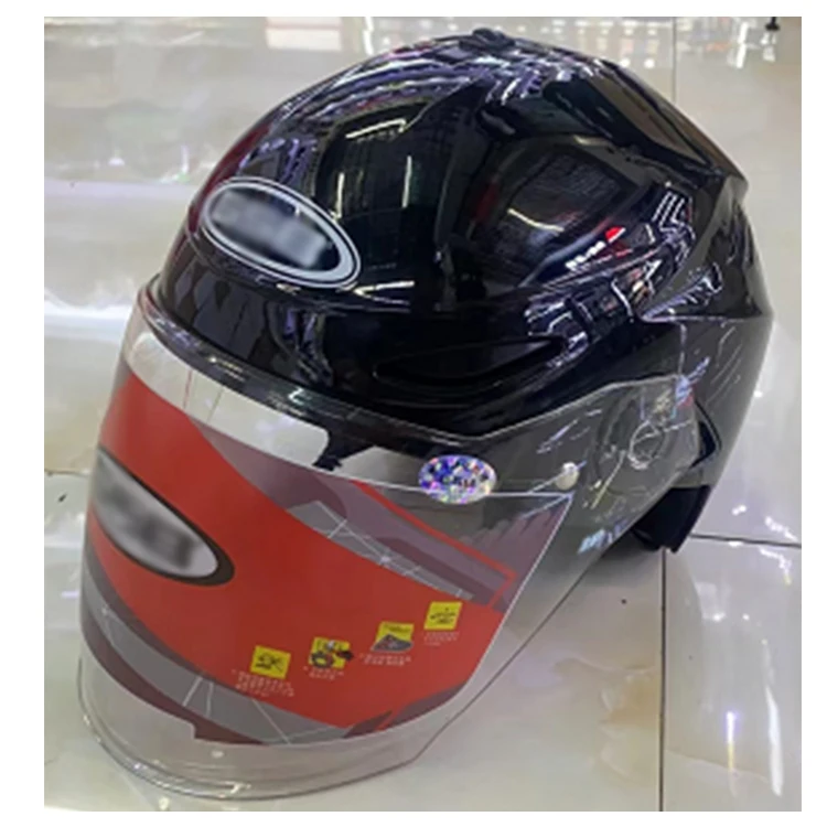 Custom Helmets Retro Black German Face Motorbike Chopper Cruiser Biker S-xxl Casque Moto Half Motorcycle Helmet