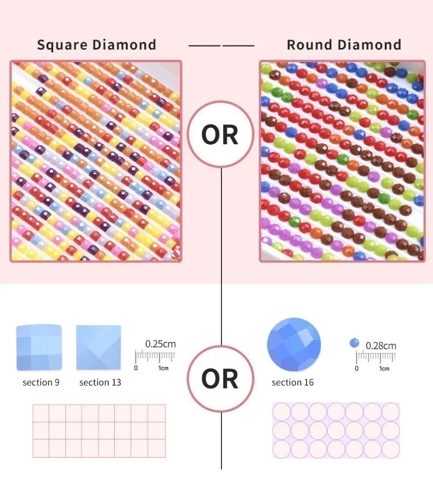 Dropshipping Free Sample Custom Diamond Art Painting 5D Full Round Square Drills Diy Diamond Painting Kits For Adults Kids