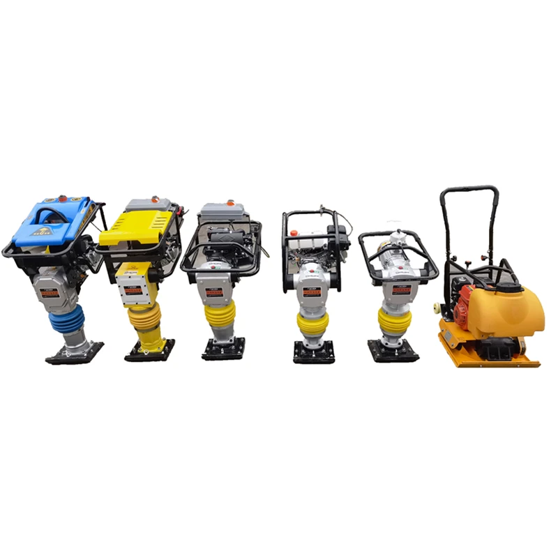 Portable Motor Battering RAM Vibrating Rammer Compactor Impact Tamping Road Rammer