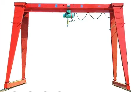 Heavy duty  double girder overhead gantry crane 5t-500t EOT crane with electric chain hoist
