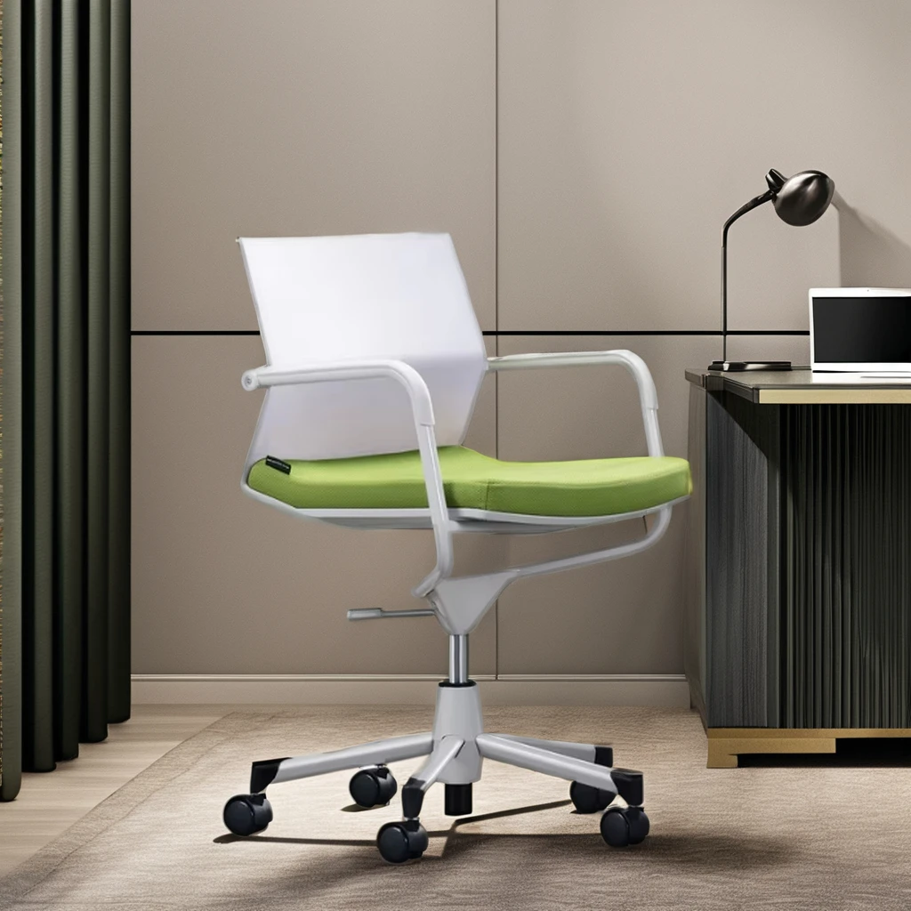 Ergonomic Office Task Chair Contemporary Lift Chair with Fabric for home or office or school Swivel Use Metal Frame