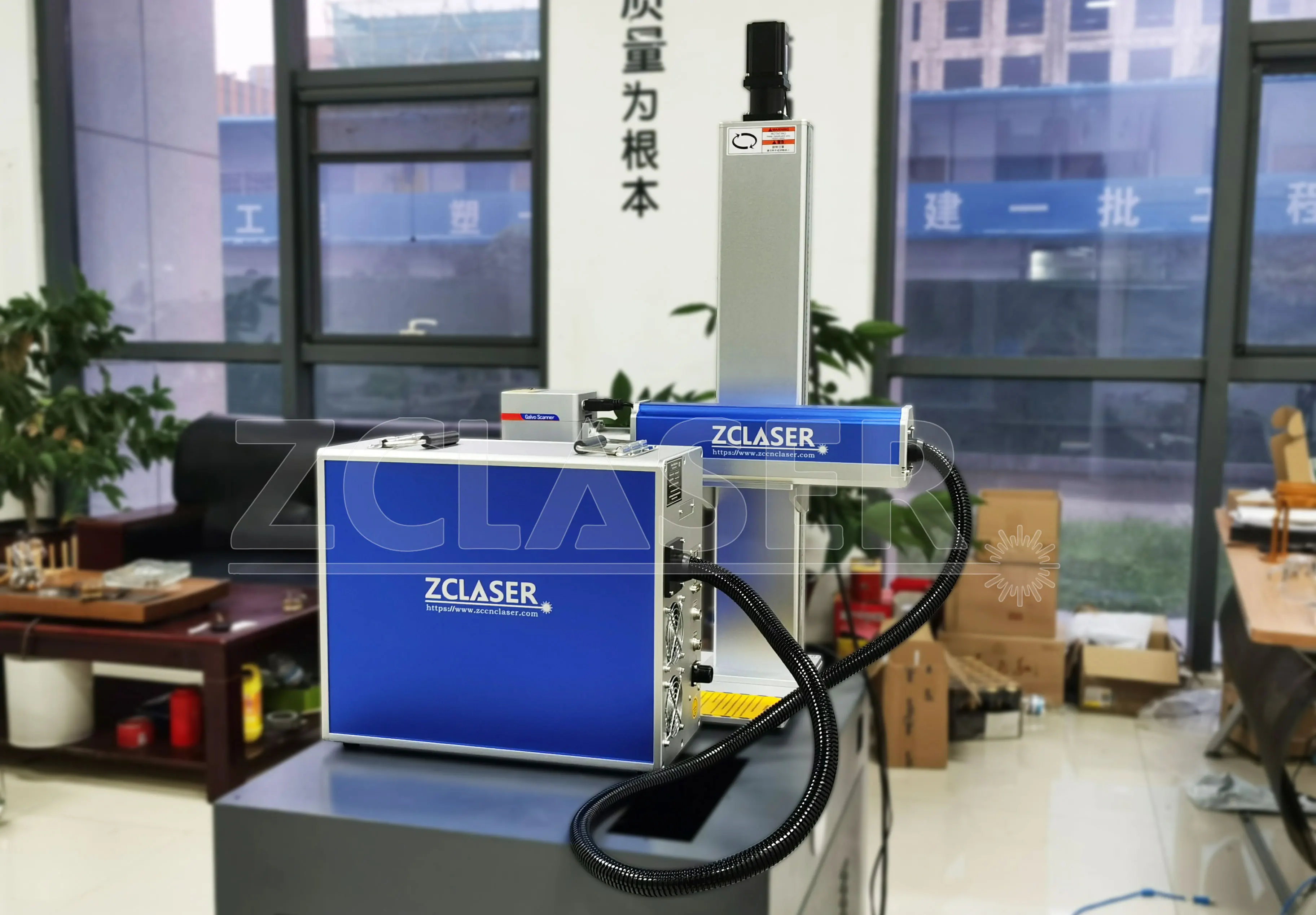 Portable 3d 20w 30w 50w 80w 100w Jpt Raycus Mopa M7 Engraver Rotary Fiber Laser Engraving Marking Machine For Guns Jewelry