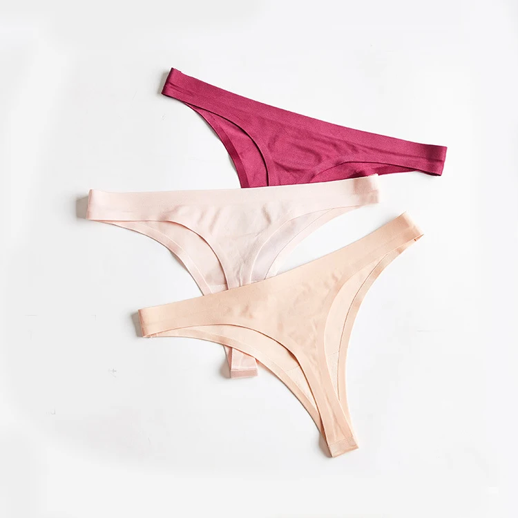 Woman Panties Thongs Sexy Woman Underwear Tangas Seamless Sports Female Lingerie T-back Satin G string