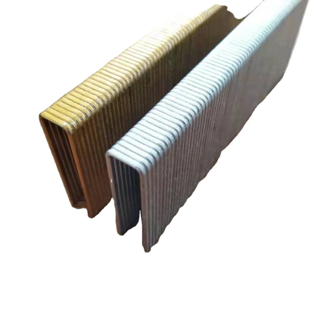 C Type Hog Ring Staples Metric Steel curved staples factory