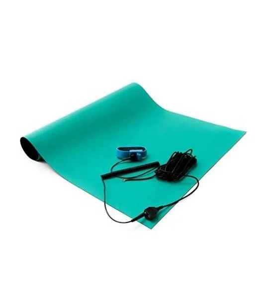 Factory Specialized Customize Table Rubber Esd Mat Ground Esd Mat Antistatic Esd Floor Mat For Electronic Production Line