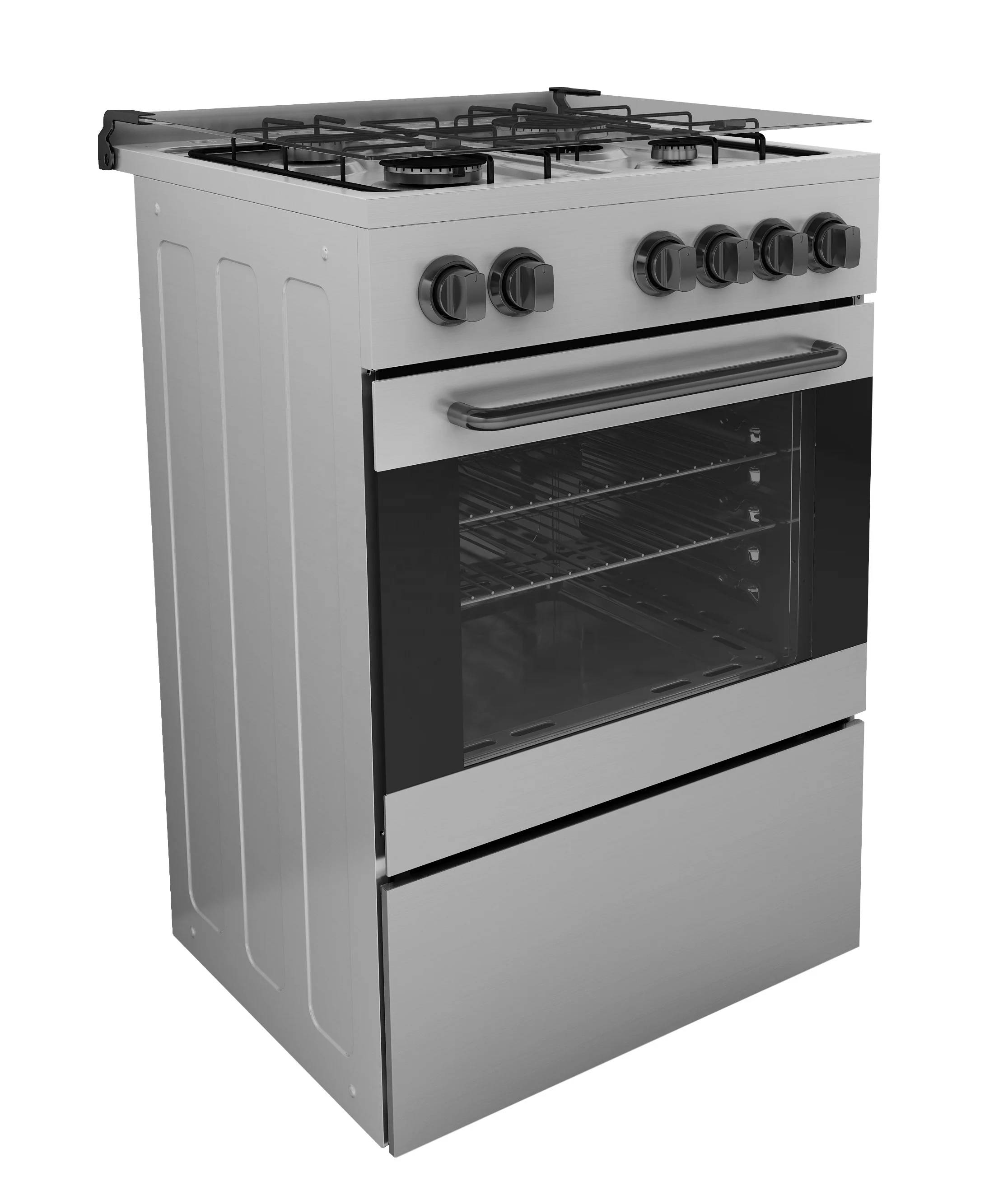 Сертифицированная автономная газовая плита с духовкой SENG ETL 65 л 60x60 24 дюйма