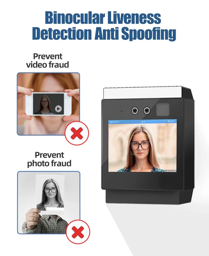 High Quality biometric device face attendance machine door access control system