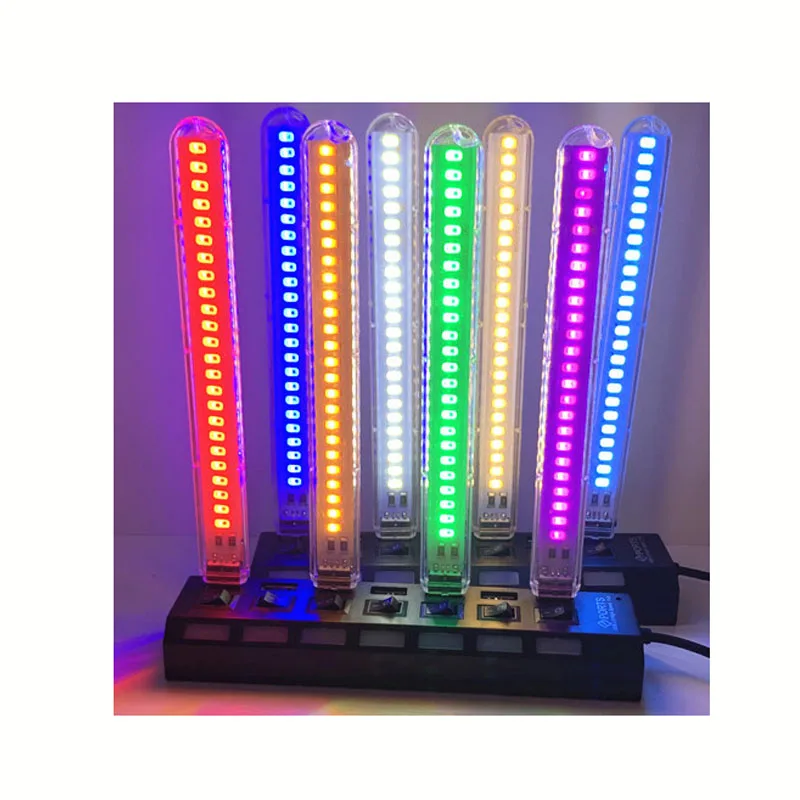 Светодиодная RGB-лампа с высокой подсветкой романтический праздничный ночник USB украшение для спальни офиса отеля автомобиля 24