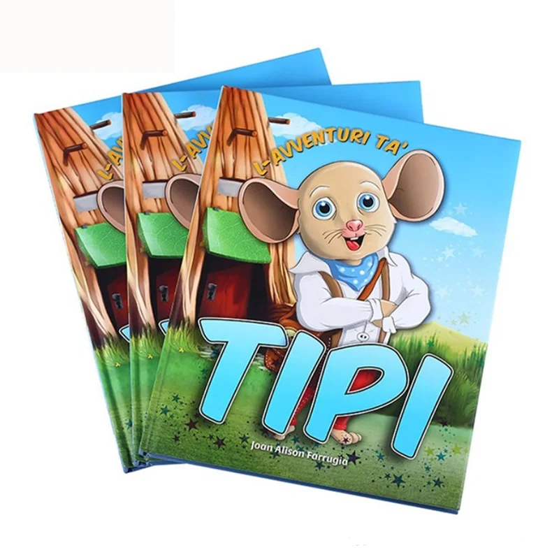 OEM fast  fully custom hardback children picture English story books kids bulk self publishing books printing