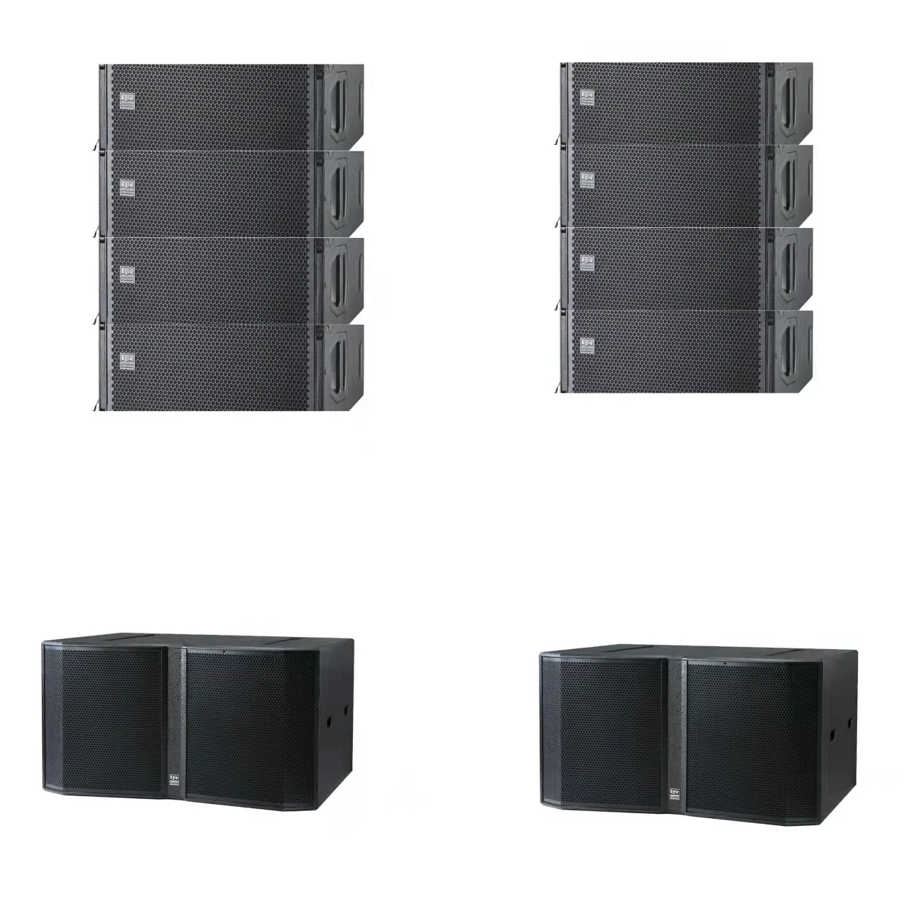 Audio system Professional  passive double 10 inch line array  Speaker Stage mobile outdoor event