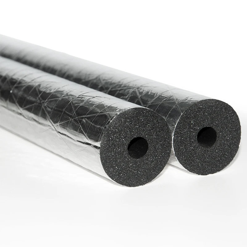 Bellsafe UV Resistant Reinforced Rubber Pipe Insulation Rubber Foam Insulation Tube With Aluminum Foil
