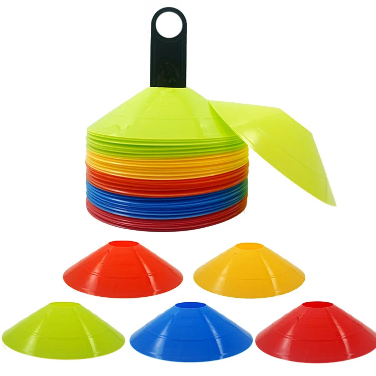 Custom football training equipment sports cone agility training plastic cone
