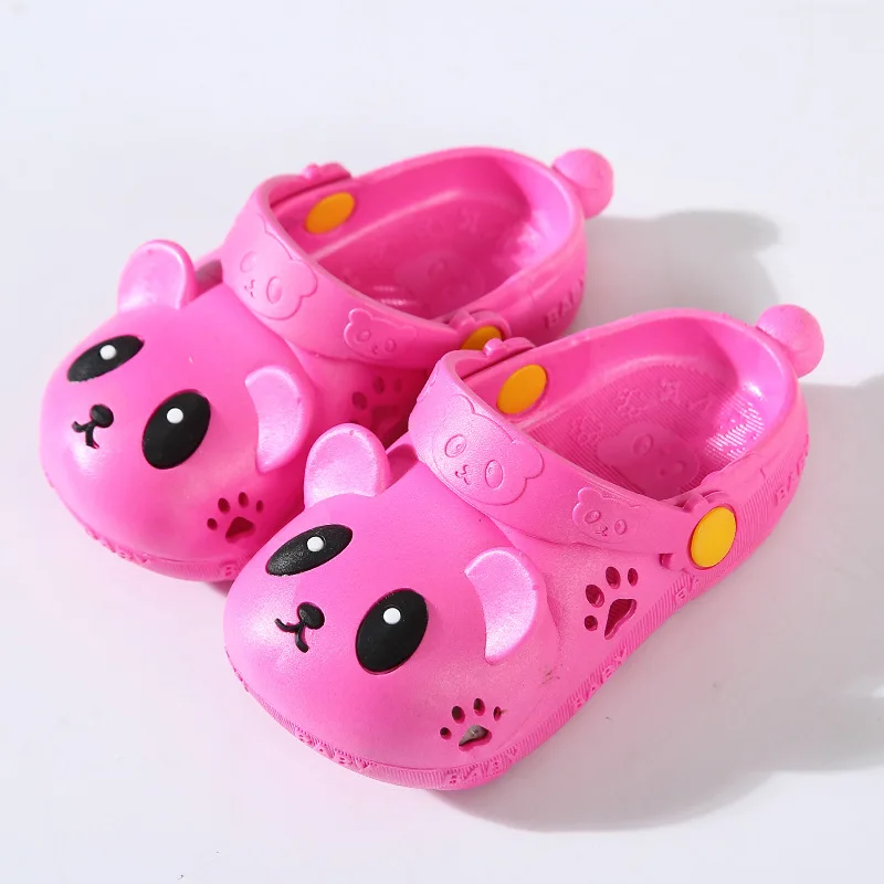 
2020 Unisex Children Household Cartoon Breathable Baby Bathroom slippers baby Slippers 