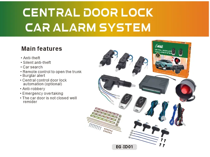 Car Central Locking&Security System with Remote Control Key endry System