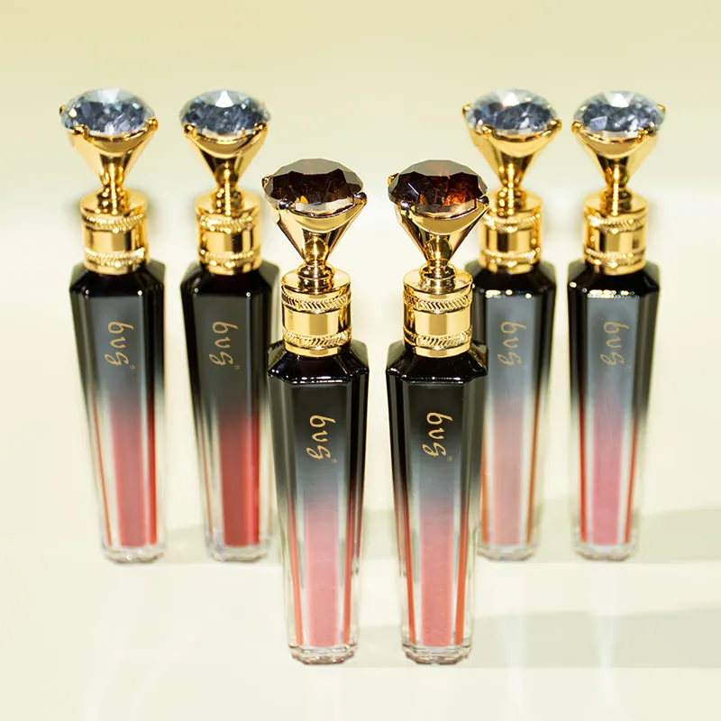 Luxury Diamond  Lip Stick vendors,Matte Liquid Lipstick Private Label Waterproof,High Pigment Non-Sticky Matte Lip Glaze