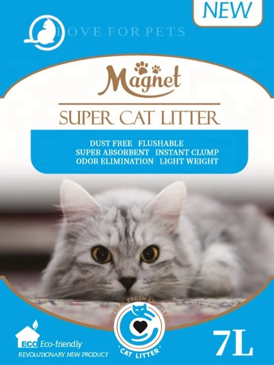 Pure Plant Dust Free Unique and best cat litter  Cassava cat litter