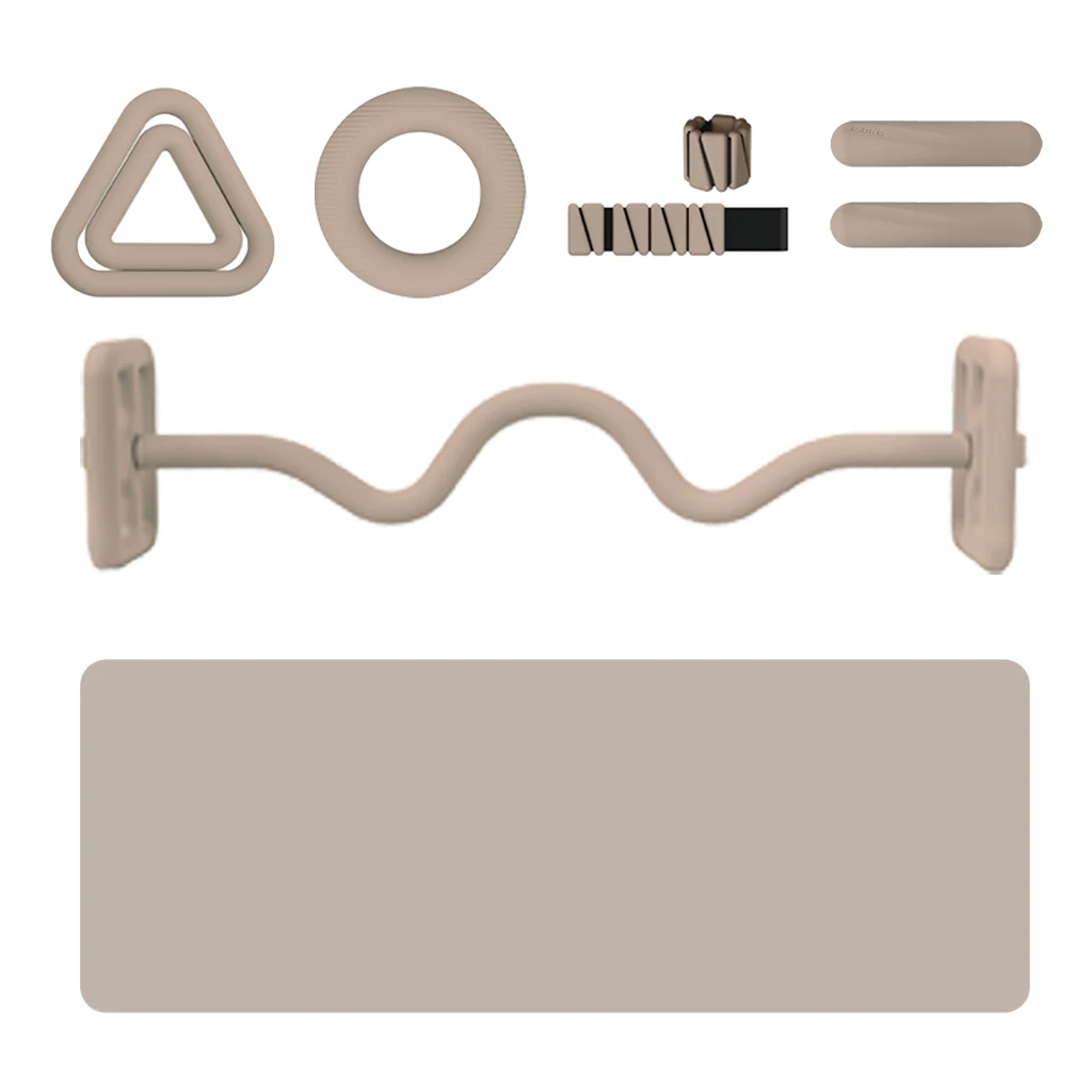 Customized Ankle Wrist Bangles Barbell Bar Beam Power Ring Silicone Weights Bracelets Yoga Mat dumbells Set Pilates Accessories