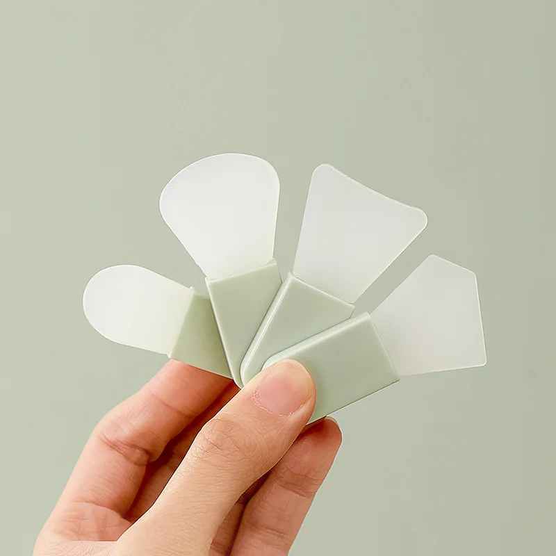 Mini Plastic Silicone Facial Spatula Cosmetic Face Cream Spatulas for Skin Care and Mask Application