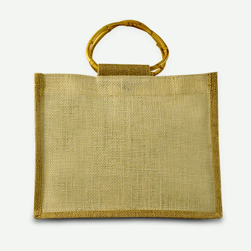 factory customization Customized sacks wholesale jute cotton burlap bags handbags burlap pockets
