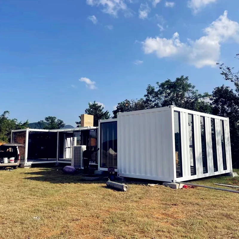 Сборный роскошный дом модульный контейнерный дом со спальней, ванная комната, офис 20 футов