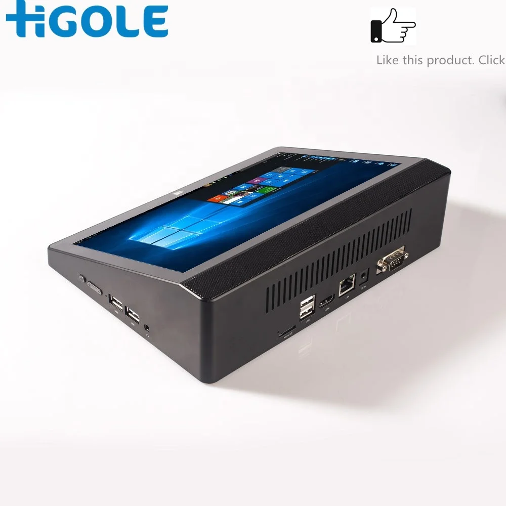 10.1 inch Touch Screen Desktop Computer J3355 Dual Core TV Box Windows10 Mini Tablet All in One PC