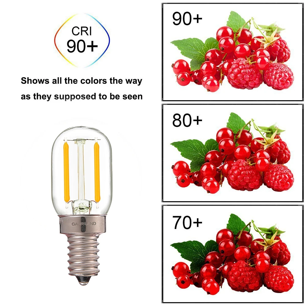 Refrigerator T22 12V 24V DC AC LED Lamp 1W E12 E14 Led Filament Bulb Home Decoration Lighting Bulbs for Room