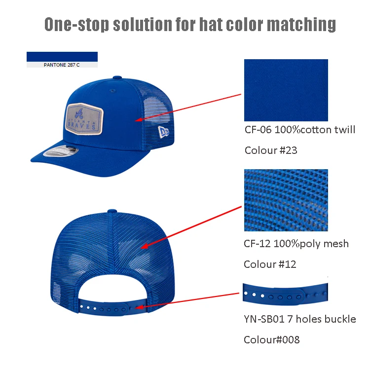 DWDP 100% polyester stiff hard warp mesh net fabric for cap