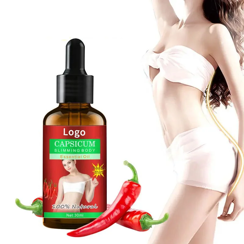 Factory 3 Days Effective Fat Burning Weight Loss Slimming Oil Effective Fat Burning Natrual Red Pepper Essential Oilmassag oil