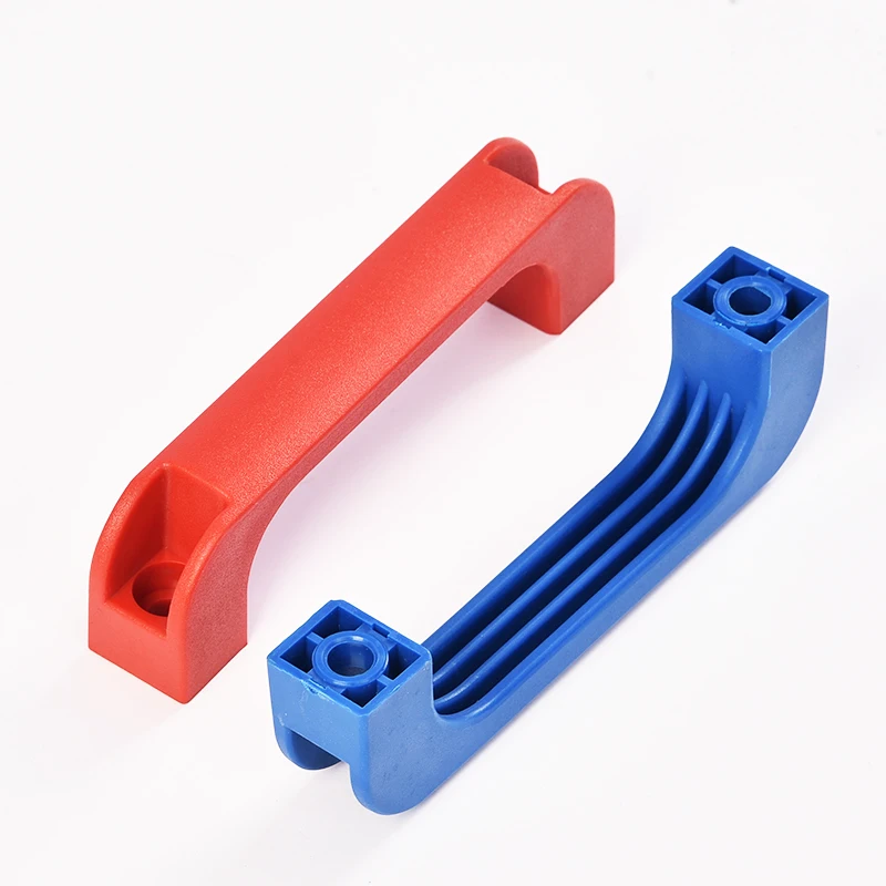 Guaranteed service quality different sizes plastic pull handles black plastic square pull handles