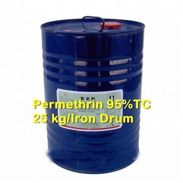 
Chinese Manufacturer Offer Insecticide Permethrin 95%TC 25%WP Powder 